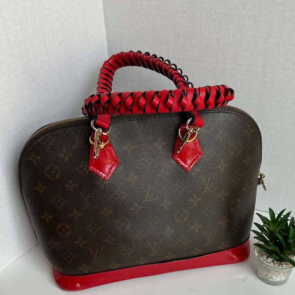 Louis Vuitton Monogram Alma Bag Customized Date Code FL101211” x 10” x 6”